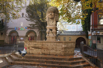 Indianerbrunnen Hahn