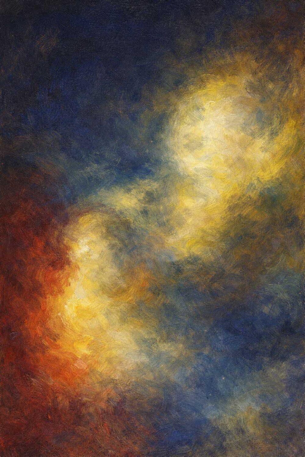 blue yellow red