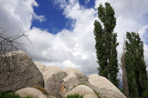 Kappadokien Himmel Felsen